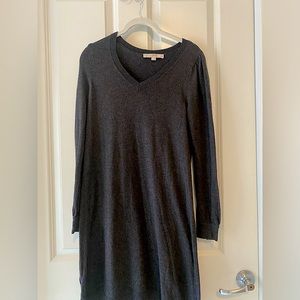 Loft Petite Small long-sleeve sweater dress